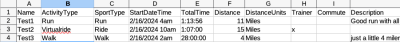 Step 1: Make your Spreadsheet using the Template.