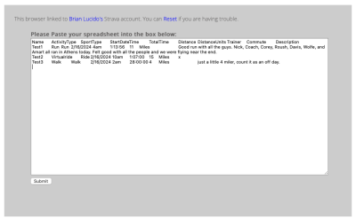 Step 2: Paste your Spreadsheet into the paste-box.