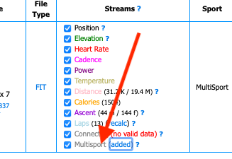 Adding Extra Data to your GOTOES FIT FILE export
